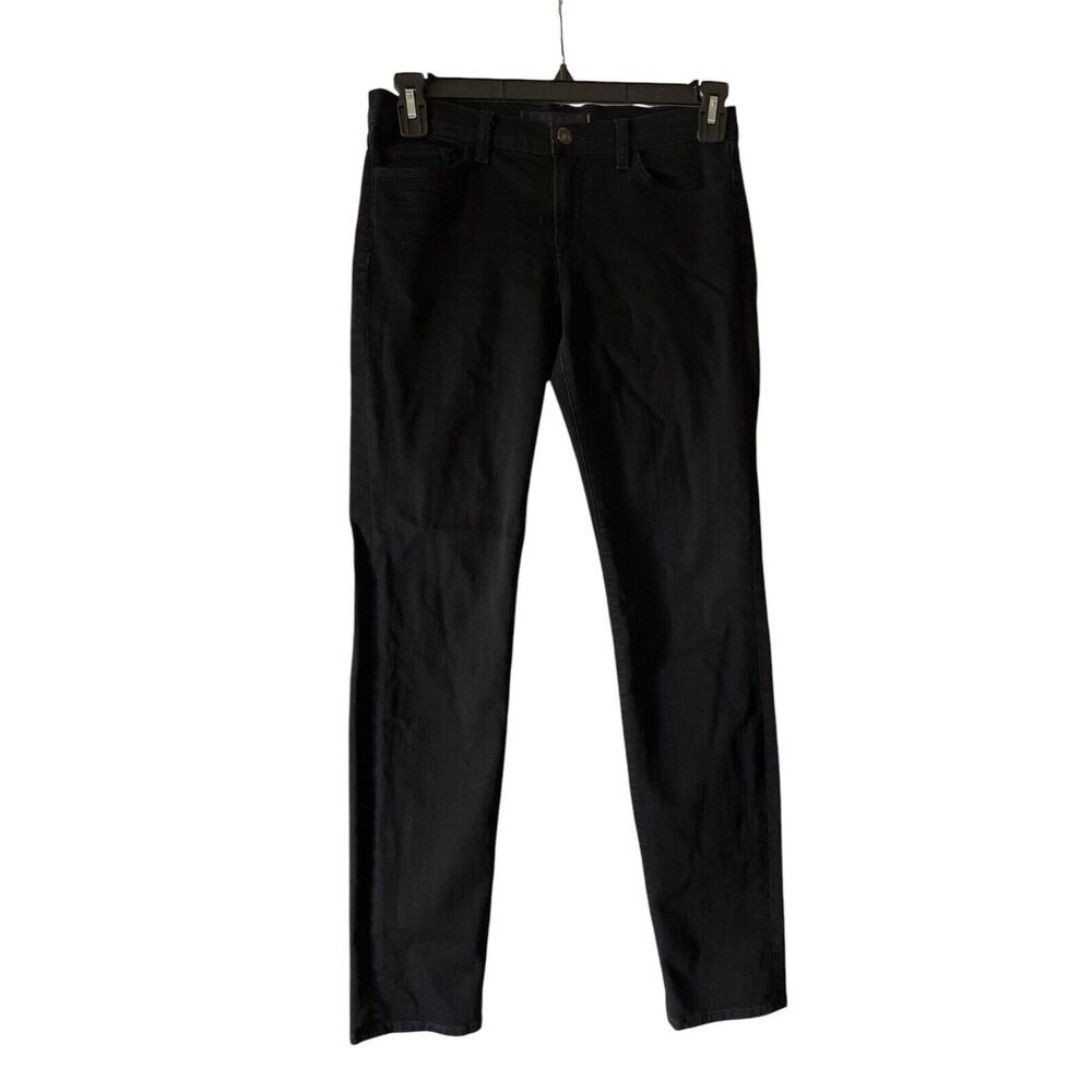 J Brand Shadow Skinny Leg Jeans Womens Size 28 Low Rise Black Denim Pants